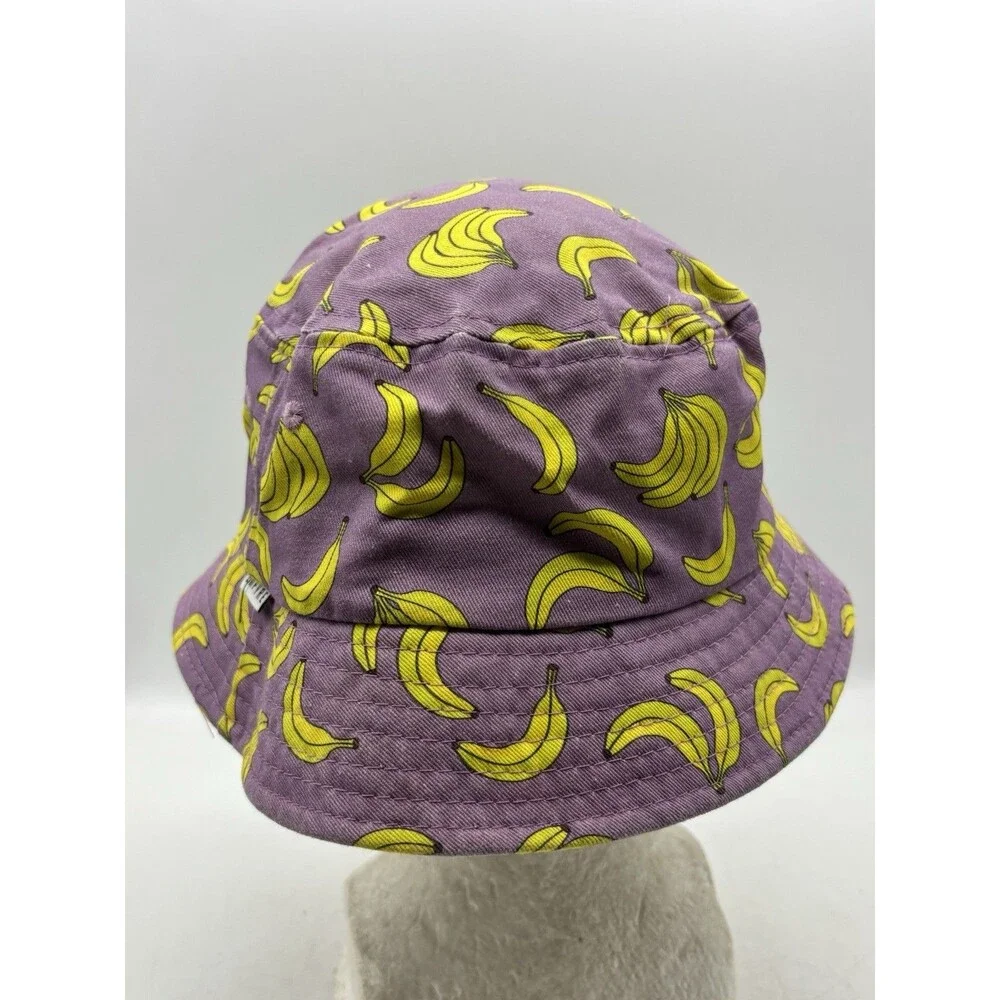 Empyre Purple Banana All Over Print Bucket Hat 100% Cotton Skate Streetwear